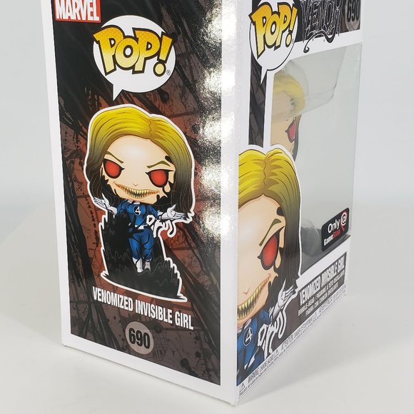 Funko Pop Marvel Venom 690 VENOMIZED INVISIBLE GIRL Gamestop Exclusive MIB - Picture 4 of 14